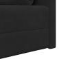 Preview: Boden Sofabett 2-in-1 Schwarz 213x144x60 cm
