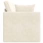 Preview: Boden-Sofa-Bett 2-in-1 Creme 213x144x60 cm Velvet