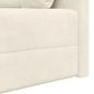 Preview: Boden-Sofa-Bett 2-in-1 Creme 213x144x60 cm Velvet