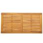 Preview: Tischplatte 110x55x2,2 cm Rechteckige Massivholztischplatte