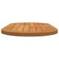 Preview: Tischplatte 80x40x2,2 cm ovale massivholz Akazie