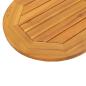 Preview: Tischplatte 80x40x2,2 cm ovale massivholz Akazie