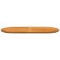 Preview: Tischplatte 110x55x2,2 cm Oval Massivholz Akazie
