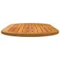 Preview: Tischplatte 110x55x2,2 cm Oval Massivholz Akazie