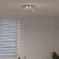 Preview: Deckenstrahler mit 2 verstellbaren Köpfen Matte Nickel GU10