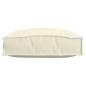 Preview: Pallet Kissen für Sitz 2 Stück Creme 40x40x8 cm Oxford-Stoff