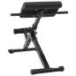 Preview: Hyperextensionsbank 120 kg faltbar und verstellbar aus Stahl
