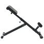 Preview: Hyperextensionsbank 120 kg faltbar und verstellbar aus Stahl