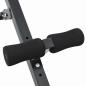 Preview: Hyperextensionsbank 120 kg faltbar und verstellbar aus Stahl