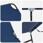 Preview: Klappbarer Sonnenliegestuhl 2 Teile Tragbares Blau 600D Oxfordstoff