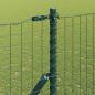Preview: Zaunpfosten 13 Stück Grün Ø32 mm 210 cm Galvanisiertes Stahl