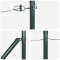 Preview: Zaunpfosten mit Spike 13 Stück Ø32 mm 80 cm verzinkter Stahl