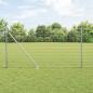 Preview: ARDEBO.de - Zaunpfosten mit Spitze 7 Stück Ø32 mm 140 cm Galvanisiertes Stahl