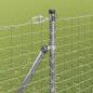 Preview: Zaunpfosten mit Spike 7 Stück Ø32 mm 170 cm Galvanisiertes Stahl