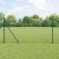 Preview: ARDEBO.de - geschweißter Drahtzaun Grün 1,2x25 m Stahl