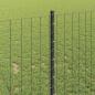 Preview: Zaunpfosten 22 Stk U-Kanal Grau 100 cm Stahl