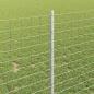 Preview: Eingebetteter Zaunpfosten 5 Stk. Silber 140 cm