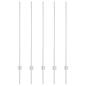Preview: Zaunpfosten 10 pcs U-Channel 120 cm Verzinkter Stahl