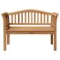 Preview: Gartenbank 120x53.5x85 cm Massivholz Teak
