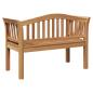 Preview: Gartenbank 120x53.5x85 cm Massivholz Teak