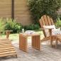 Preview: ARDEBO.de - Garten Beistelltisch 45x42,5x45 cm Massivholz Teak