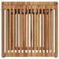 Preview: Garten Beistelltisch 45x42,5x45 cm Massivholz Teak