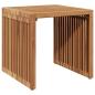 Preview: Garten Beistelltisch 45x42,5x45 cm Massivholz Teak