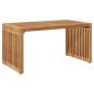 Preview: Gartenbeistelltisch 70x37.5x35.5 cm Massivholz Teak