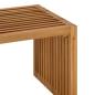 Preview: Gartenbeistelltisch 70x37.5x35.5 cm Massivholz Teak