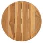 Preview: Garten Beistelltisch Ø40x41 cm Massivholz Teak