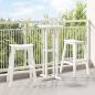 Preview: ARDEBO.de - Barhocker 2 Stück Weiß HDPE