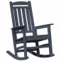 Preview: Garten Schaukelstuhl Marineblau 70x92x108 cm HDPE