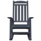 Preview: Garten Schaukelstuhl Marineblau 70x92x108 cm HDPE