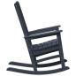 Preview: Garten Schaukelstuhl Marineblau 70x92x108 cm HDPE