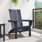 Preview: Klapp-Adirondack-Stuhl Marineblau 74,5x80,5x90 cm HDPE