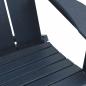 Preview: Klapp-Adirondack-Stuhl Marineblau 74,5x80,5x90 cm HDPE