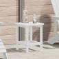 Preview: ARDEBO.de - Adirondack Beistelltisch Weiß 38x38x45 cm HDPE