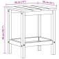 Preview: Beistelltisch Weiß 38 x 38 x 46 cm Polyethylen