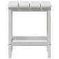 Preview: Adirondack Beistelltisch Weiß 38x38x45 cm HDPE
