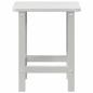 Preview: Adirondack Beistelltisch Weiß 38x38x45 cm HDPE