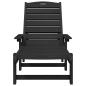 Preview: Sonnenliege Schwarz 53x162x98.5 cm HDPE