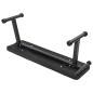 Preview: Klappbare Gewichtsbank 100 kg Schwarz 107x27x41 cm Stahl