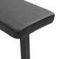 Preview: Gewichtsbank Schwarz 108 x 27 x 41 cm Pulverbeschichteter Stahl