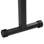 Preview: Klappbare Gewichtsbank 100 kg Schwarz 107x27x41 cm Stahl