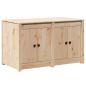 Preview: Außenschrank für die Küche 106x55x64 cm Massivholz Kiefer