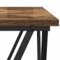 Preview: 2-teiliges Beistelltisch-Set Rauches Eichenholz Verarbeitetes Holz