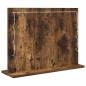 Preview: Waschtisch Spiegel Geräucherte Eiche Holz, Glas 60 x 45 x 18 cm