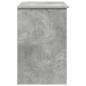Preview: Schreibtisch mit Stauraum Betongrau 90x49,5x75 cm Engineering Holz