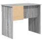 Preview: Schreibtisch mit Stauraum Grau Sonoma 90x49.5x75 cm Spanplatte
