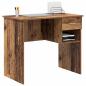 Preview: Schreibtisch mit Stauraum Alter Holz 90x49.5x75 cm Holzwerkstoff